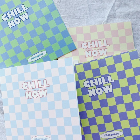 Chill Now Checkered Notebooks Set - Picture 2 of 10